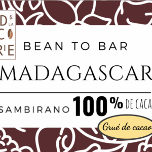 Madagascar 100% & Grué de cacao BIO (bean to bar)